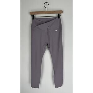 GymShark Crossover Leggings Womens Medium Slate Lavender Purple New B4A8U